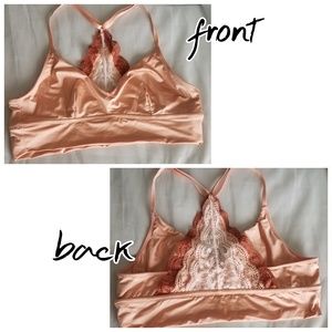 Aerie layered lace back bralette